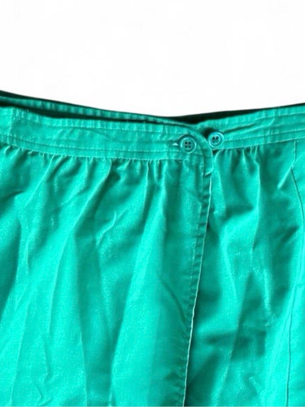 Vintage 80’s rainbow candy stripe brushstroke reversible skirt bright crayon - Picture 5 of 5
